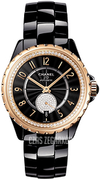 Chanel J12 Czarny/Czeramiczna Ø36.5 mm H3842