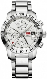Chopard Classic Racing GMT Chrono Srebrny/Stal Ø42.5 mm 158992-3002