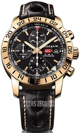Chopard Classic Racing GMT Chrono Czarny/Skóra Ø42.5 mm 161267-5002