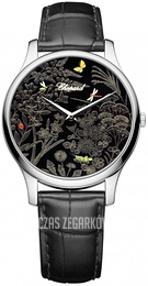 Chopard L.U.C Czarny/Skóra Ø39.5 mm 161902-1021