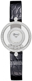 Chopard Happy Diamonds Biały/Skóra Ø24 mm 203957-1201