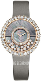 Chopard Happy Diamonds Biały/Satyna Ø38 mm 204035-5001
