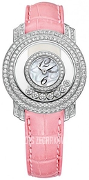 Chopard Ladies Happy Diamonds Biały/Tkanina Ø36 mm 209245-1001