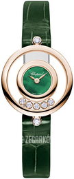 Chopard Happy Diamonds Zielony/Skóra Ø25.8 mm 209415-5002