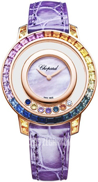 Chopard Happy Diamonds Purpurowy/Skóra Ø35.5 mm 20A002-5901
