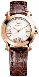 Chopard Happy Sport Brązowy/Skóra Ø30 mm 274189-5010