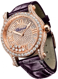 Chopard Happy Sport Zestaw diamentów/Skóra Ø36 mm 274891-5001