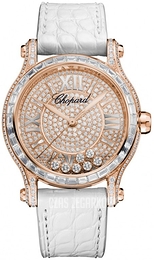 Chopard Happy Sport Zloty/Skóra Ø36 mm 274891-5005