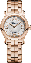 Chopard Happy Sport Srebrny/18 karatowe różowe złoto Ø30 mm 274893-5013
