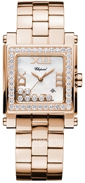 Chopard Happy Sport 18 karatowe różowe złoto 38x29.5 mm 275322-5002