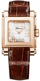 Chopard Happy Sport Biały/Skóra 31x24 mm 275349-5001