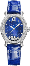 Chopard Happy Sport Niebieski/Skóra Ø29 mm 275362-1001