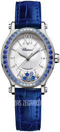 Chopard Happy Sport Srebrny/Skóra Ø29 mm 275362-1003