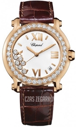 Chopard Happy Sport Biały/Skóra Ø36 mm 277473-5001