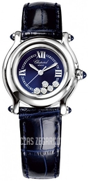 Chopard Happy Sport Niebieski/Skóra Ø26 mm 278245-3007