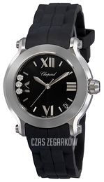 Chopard Happy Sport Czarny/Guma Ø36 mm 278475-3014