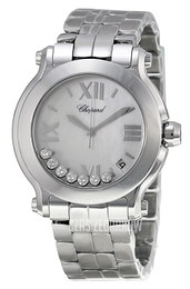 Chopard Happy Sport Biały/Stal Ø36 mm 278477-3002