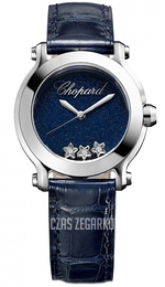 Chopard Happy Sport Niebieski/Skóra Ø30 mm 278509-3049