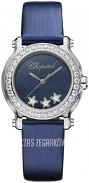 Chopard Happy Sport Niebieski/Tkanina Ø30 mm 278509-3050