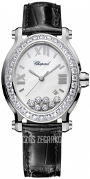 Chopard Happy Sport Biały/Skóra 34x31 mm 278546-3002