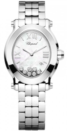 Chopard Happy Sport Biały/Stal Ø33.5 mm 278546-3003