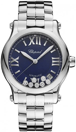 Chopard Happy Sport Niebieski/Stal Ø36 mm 278559-3009