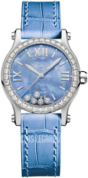 Chopard Happy Sport Niebieski/Skóra Ø30 mm 278573-3010