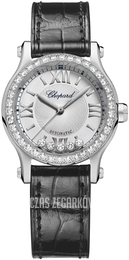 Chopard Happy Sport Srebrny/Skóra Ø30 mm 278573-3013