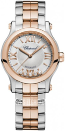 Chopard Happy Sport Srebrny/18 karatowe różowe złoto Ø30 mm 278573-6014