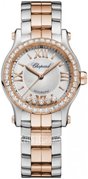 Chopard Happy Sport Srebrny/18 karatowe różowe złoto Ø30 mm 278573-6016
