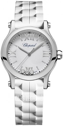 Chopard Happy Sport Biały/Guma Ø30 mm 278590-3001