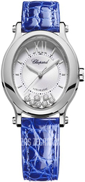 Chopard Happy Sport Srebrny/Skóra Ø29 mm 278602-3001