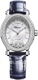 Chopard Happy Sport Srebrny/Skóra Ø29 mm 278602-3003