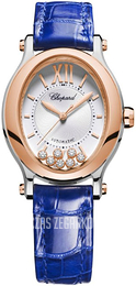 Chopard Happy Sport Srebrny/Skóra Ø29 mm 278602-6001