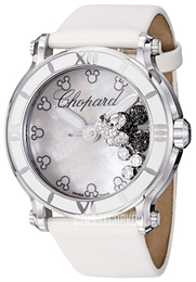 Chopard Happy Sport Biały/Satyna Ø42 mm 288524-3004