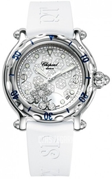 Chopard Happy Sport Biały/Guma Ø38 mm 288948-3001