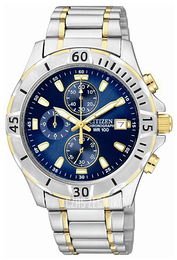 Citizen Niebieski/Pozlacana Ø40 mm AN3394-59L