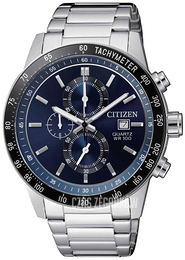 Citizen Chrono Niebieski/Stal Ø44 mm AN3600-59L