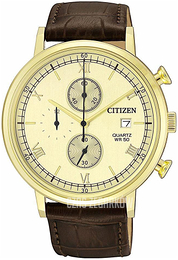 Citizen Żółte złoto/Skóra Ø41 mm AN3612-09P
