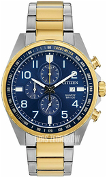Citizen Niebieski/Stal w odcieniu złota Ø43 mm AN3654-50L