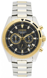 Citizen Dress Czarny/Stal Ø42 mm AN8014-54E