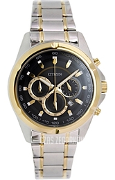 Citizen Dress Czarny/Stal Ø42 mm AN8044-53E
