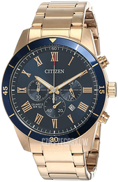 Citizen Niebieski/Stal w kolorze różowego złota Ø44 mm AN8169-58L