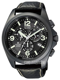 Citizen Radio Controlled Czarny/Skóra Ø44 mm AS4035-04E