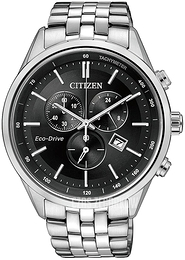 Citizen Eco Drive 180 Czarny/Stal Ø42 mm AT2140-55E