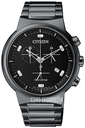Citizen Chrono Czarny/Stal Ø41 mm AT2405-87E