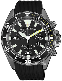 Citizen Eco Drive 180 Czarny/Guma Ø43.5 mm AT2437-13E