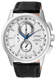 Citizen Radio Controlled Biały/Skóra Ø43 mm AT8110-11A