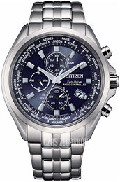 Citizen Radio Controlled Niebieski/Stal Ø44 mm AT8200-87L