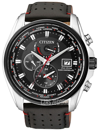 Citizen Radio Controlled Czarny/Skóra Ø44 mm AT9036-08E